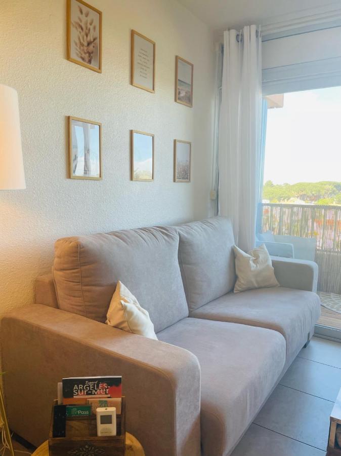 Appart' T2 Cosy Balcon Parking - 200M De La Mer Apartment Argeles-sur-Mer Bagian luar foto